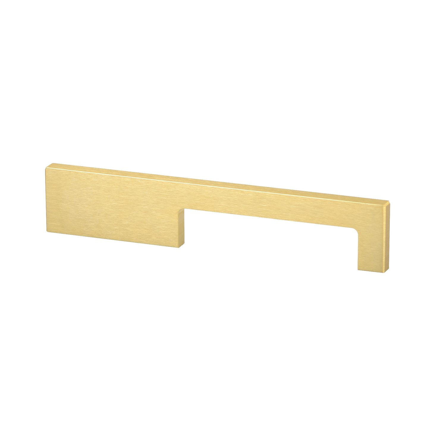 Poignée drimo 160mm alu or brossé asymm 