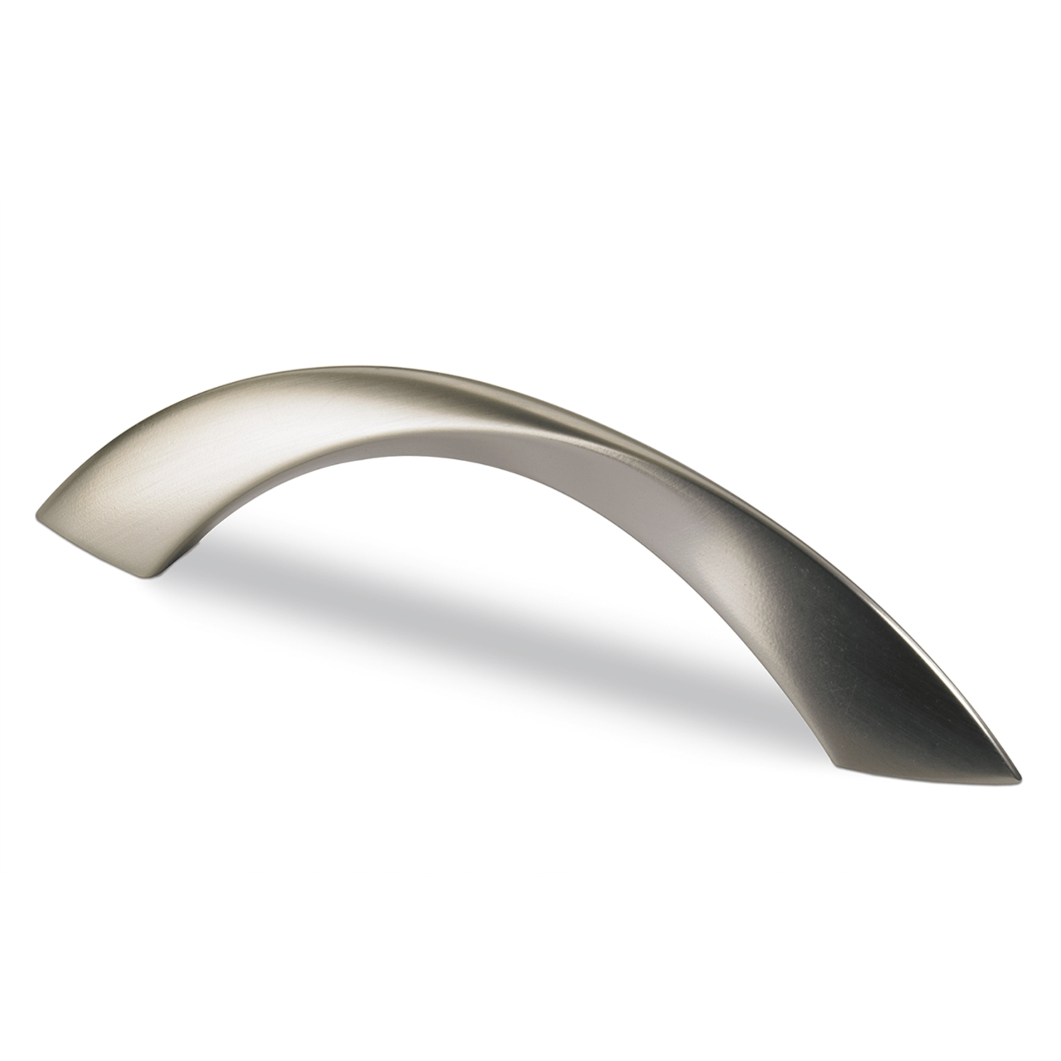Greep Coria, boorafstand 128, L 151 mm, B 16 mm, H 34 mm, roestvrij staal finish geborsteld