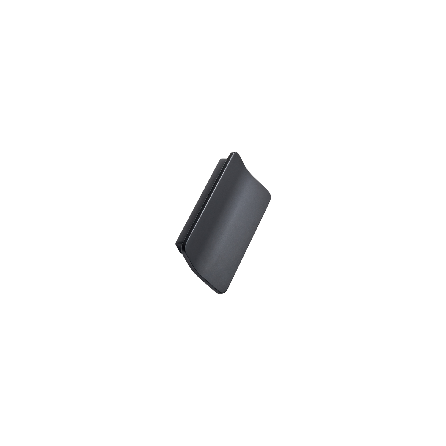 Poignée leaf ea64 l85 zamac noir mat 