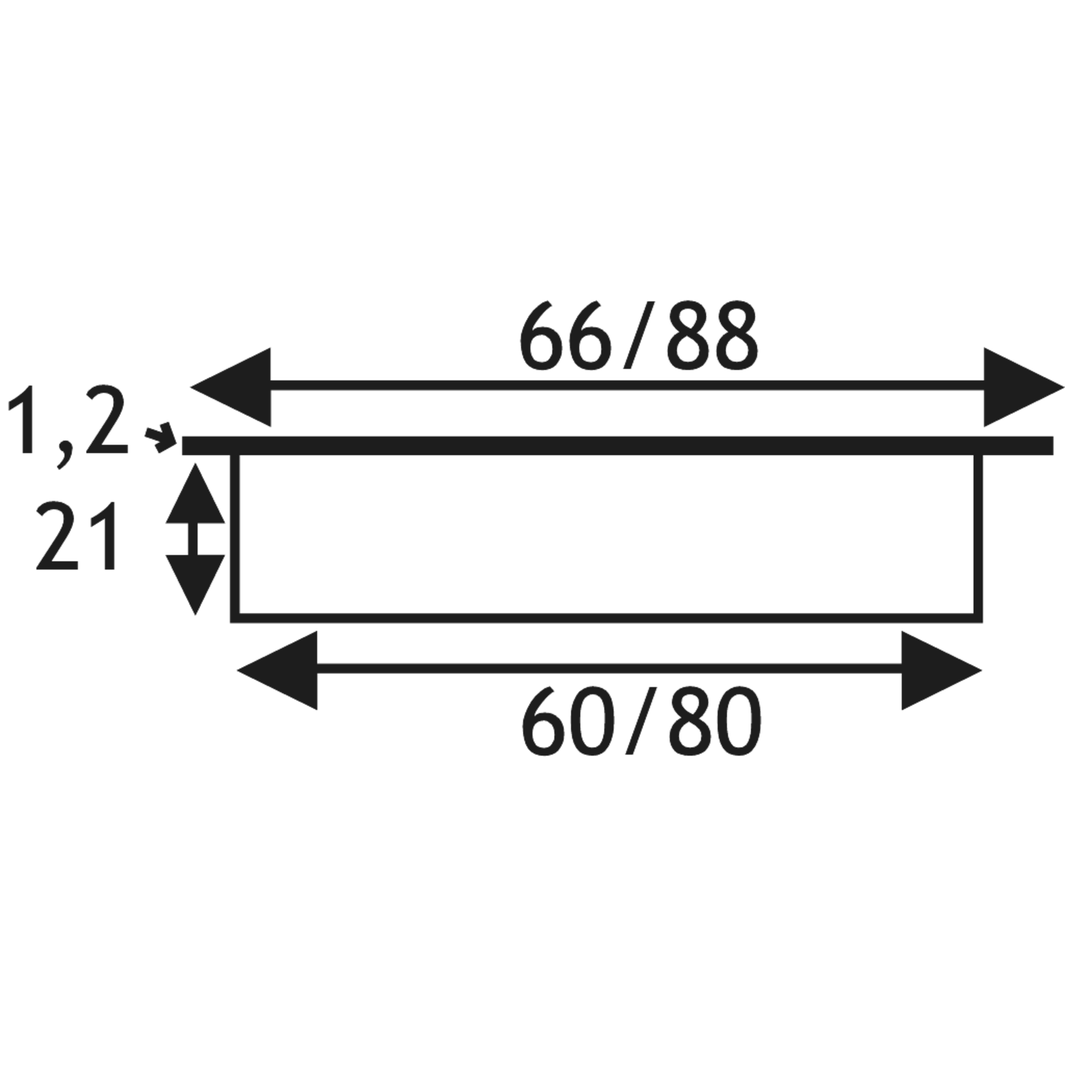 Passe cable d.60mm metale alu-look  