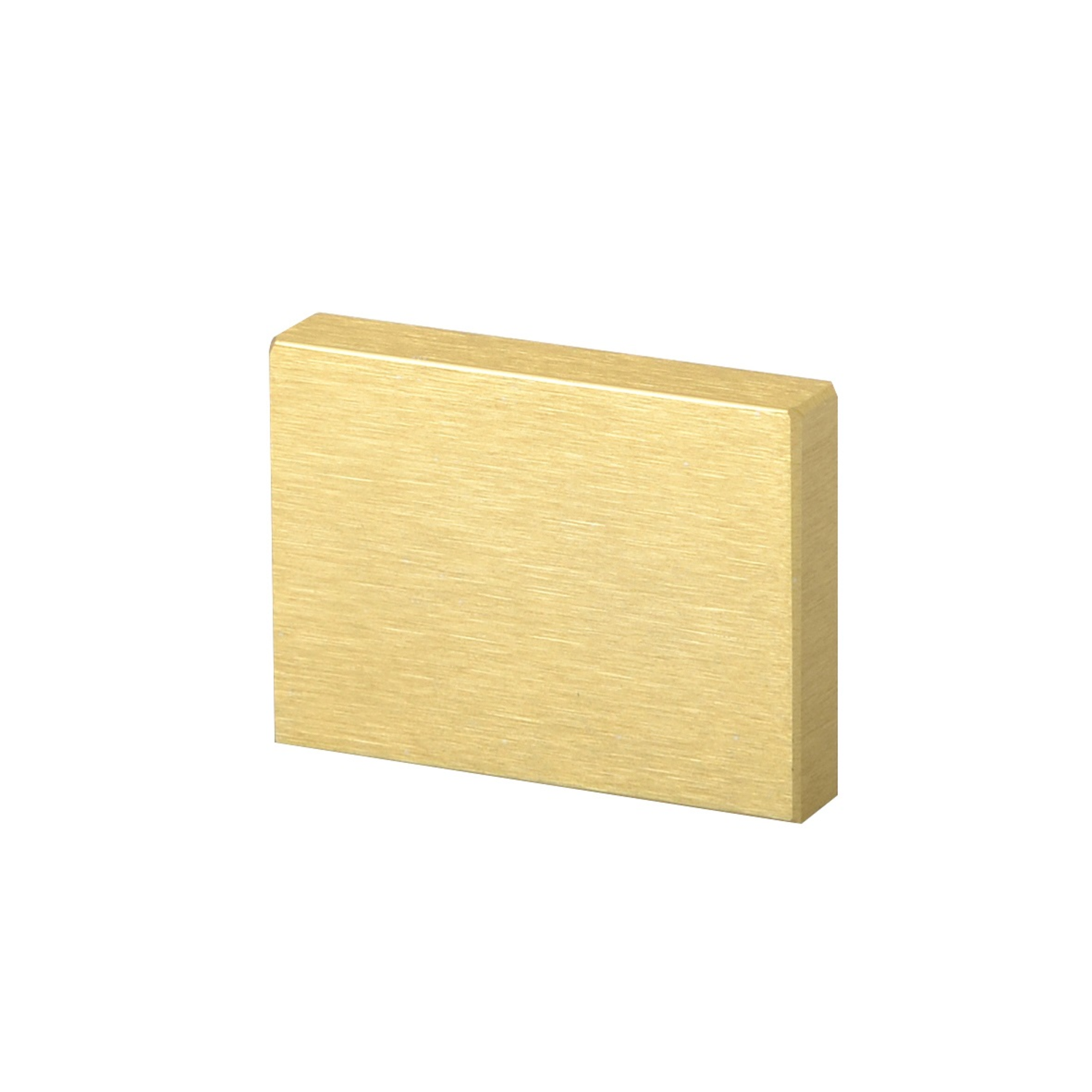 Bouton drimo 32mm alu or brossé symm 