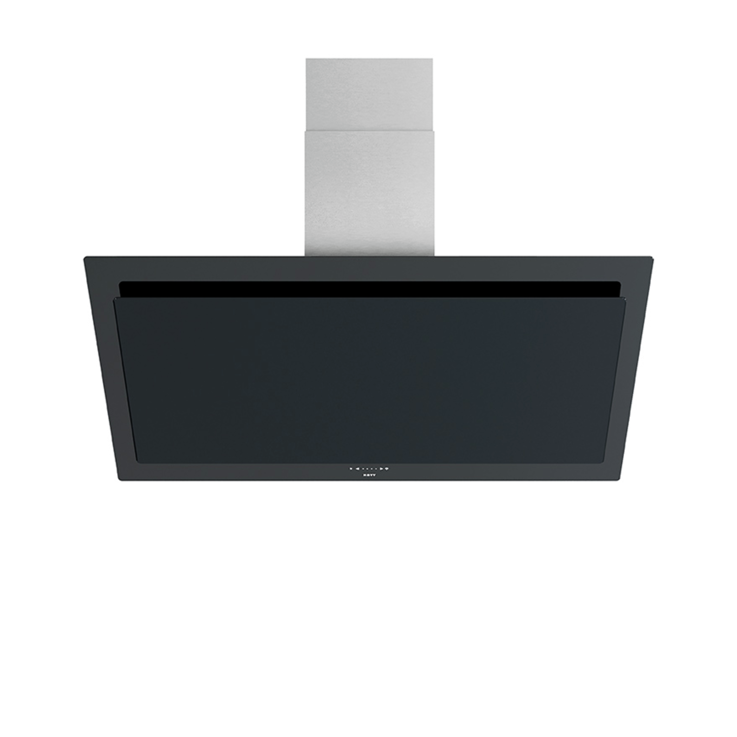 Novy Vision 120 cm zwart glas wanddampkap