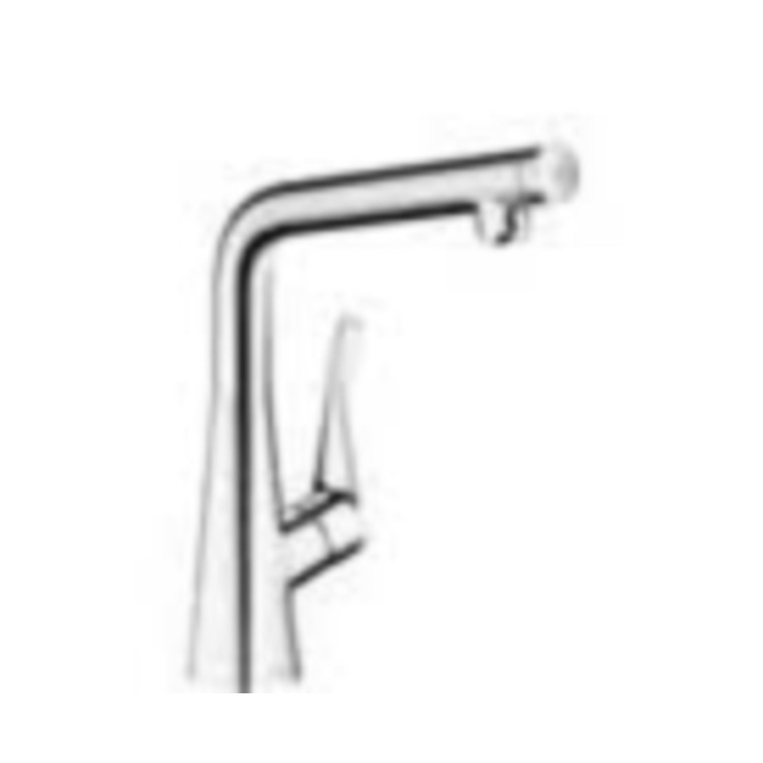 Hansgrohe Metris Select mitigeurpivotant chrome  