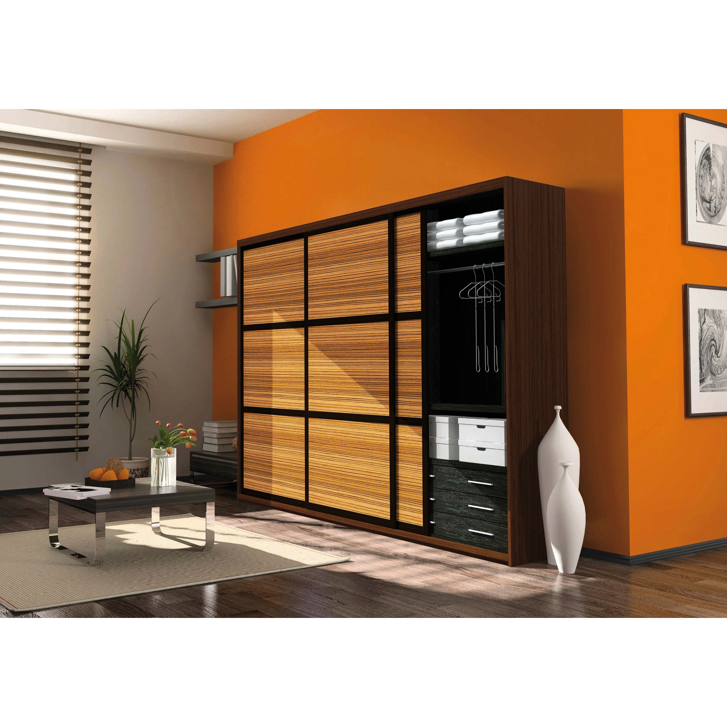 Profil vertical TR10mn Terra 2.6m alu blanc  