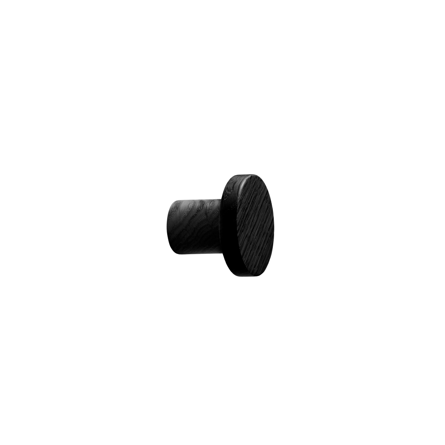 Bouton CIRCUM Ø33x28 frêne noir 
