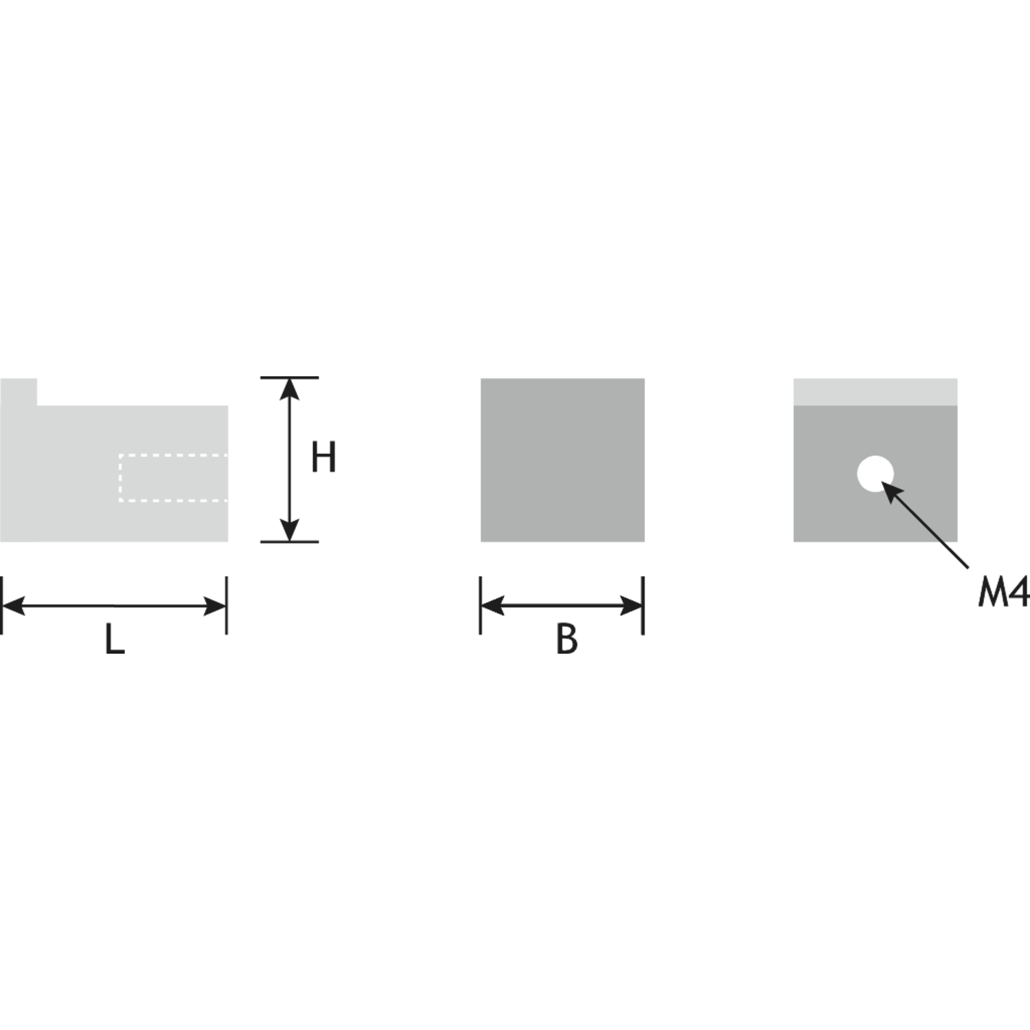Bouton indri inox noir mat l25mm 