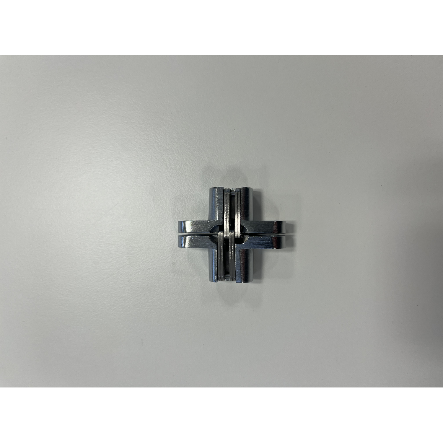 Onzichtbaar scharnier 43.7x12.4mm nikkel geborsteld