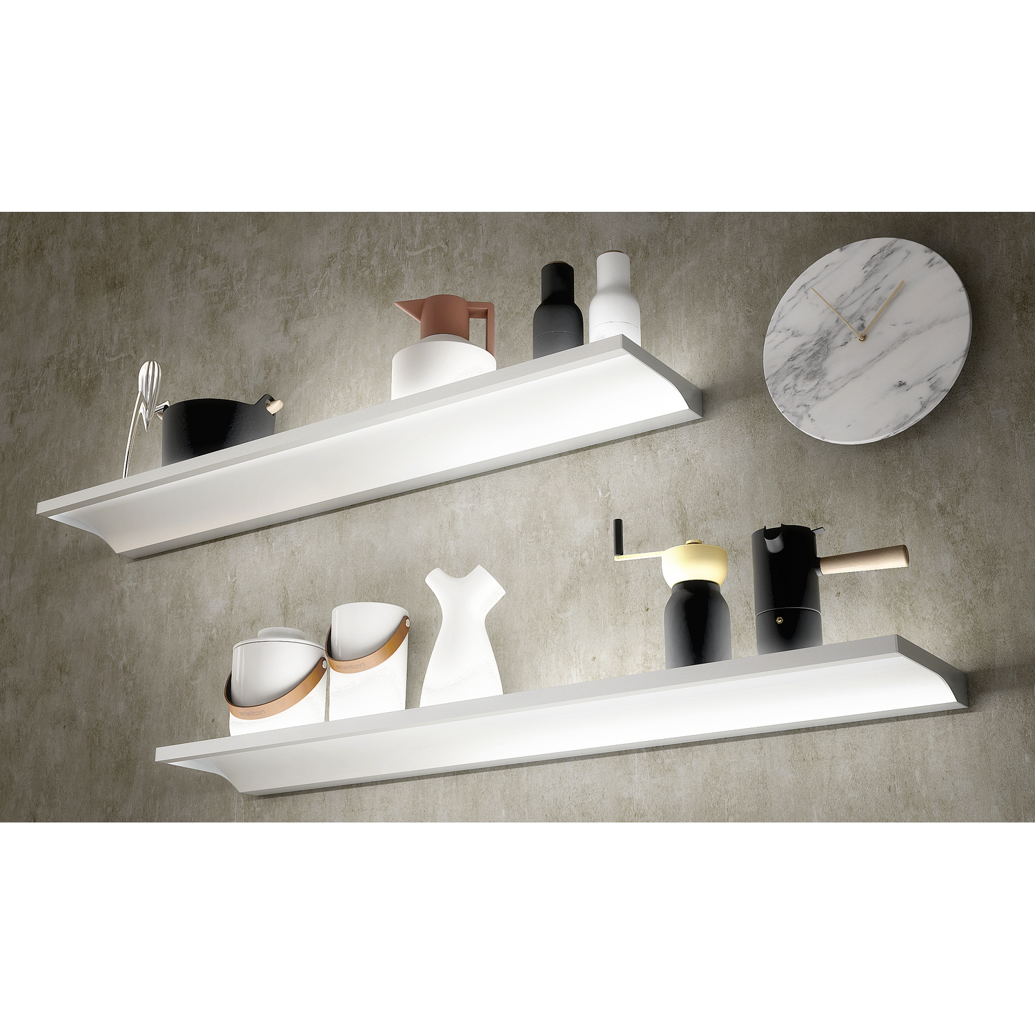 Teo Slim led glastablet 900mm 9,98W 3000K alu