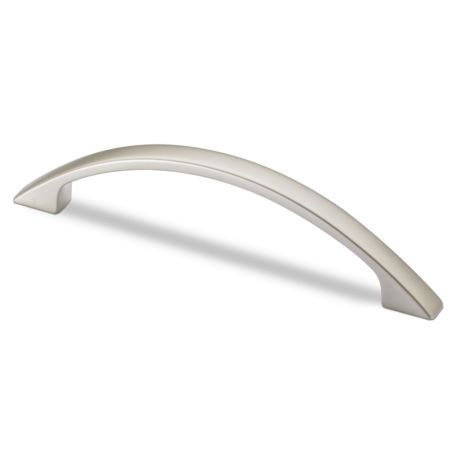 Poignée Tolosa, entraxe de perçages 128, L 157 mm, B 10 mm, H 28 mm, Nickelé mat
