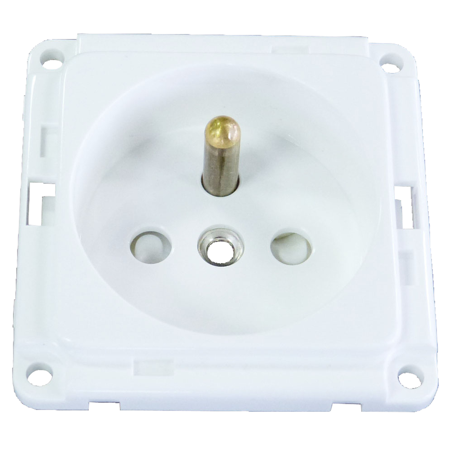 Prise norme be/fr 10/16a blanc  