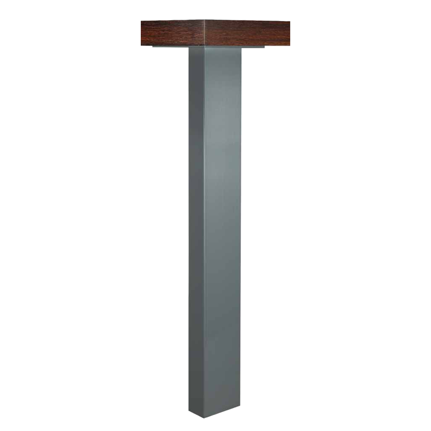 Tafelpoot xlr  rvs look100x50mm h71 regelbaar