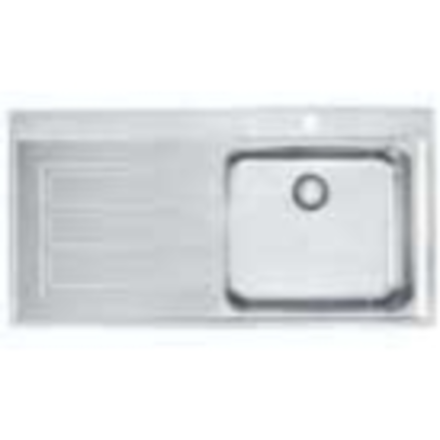 Franke epos inox 1 bac 1000x510 gauche  slimtop | à affleurer 