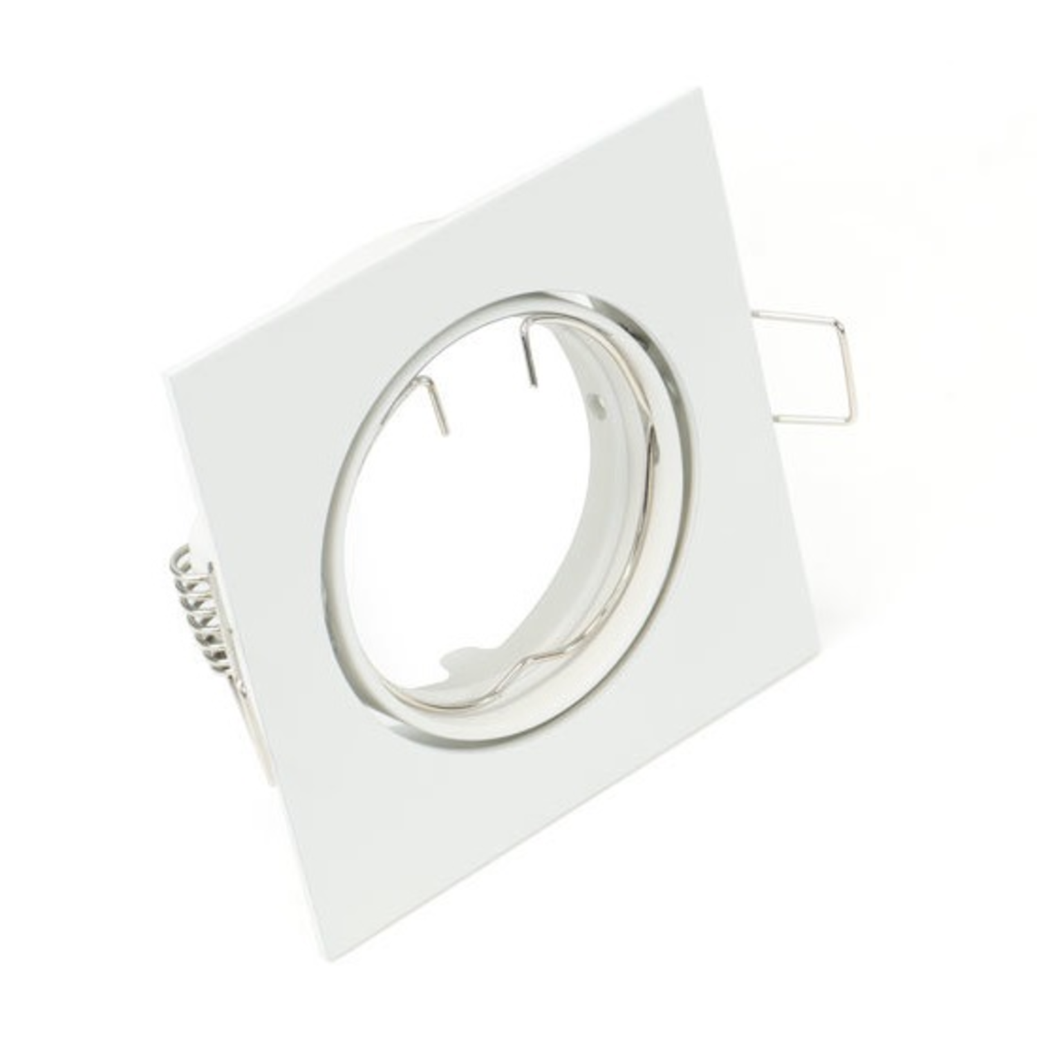 Armature carré spot led rotatif blanc