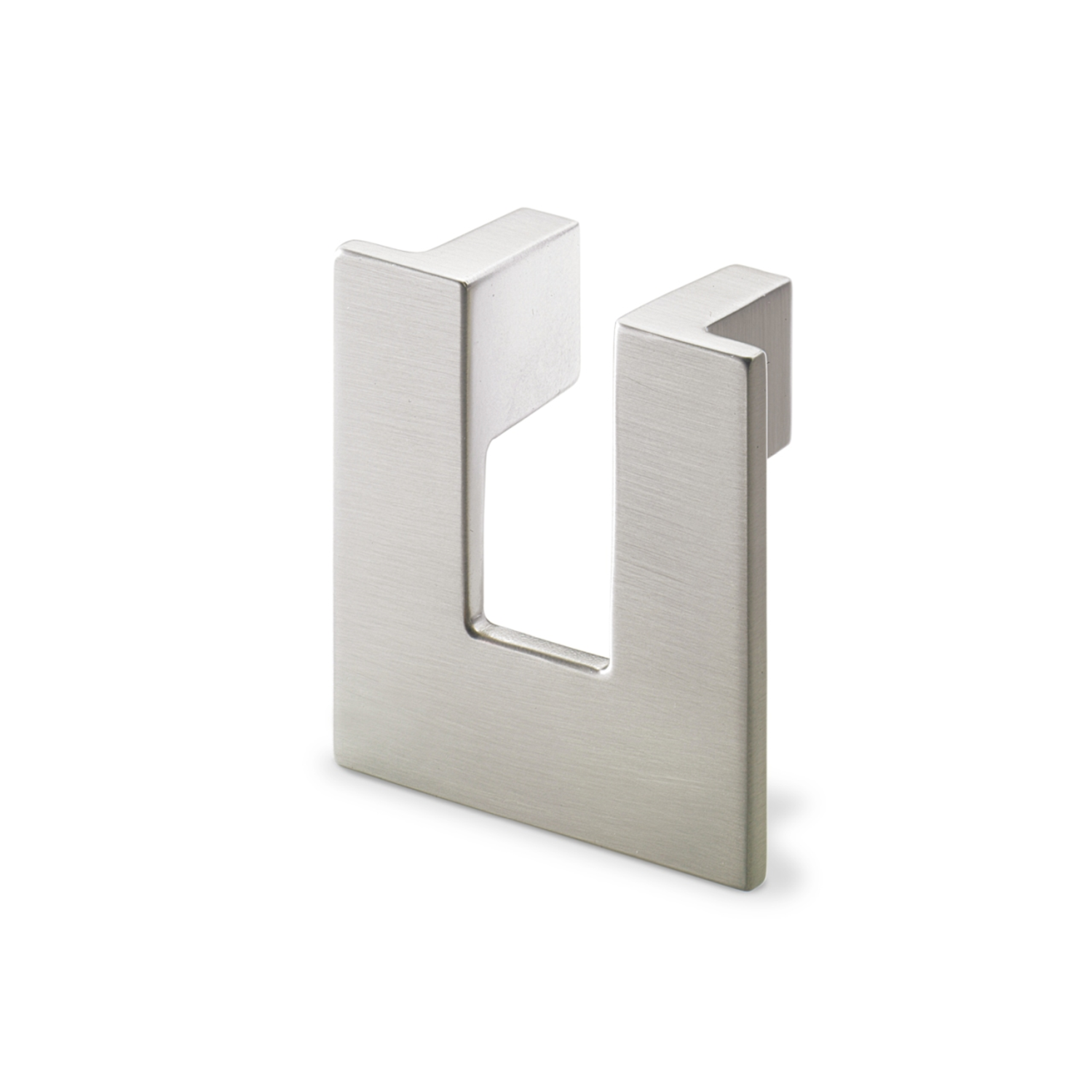 Poignée Vigilia, entraxe de perçages 32, L 60 mm, B 60 mm, H 24 mm, aspect inox brossé