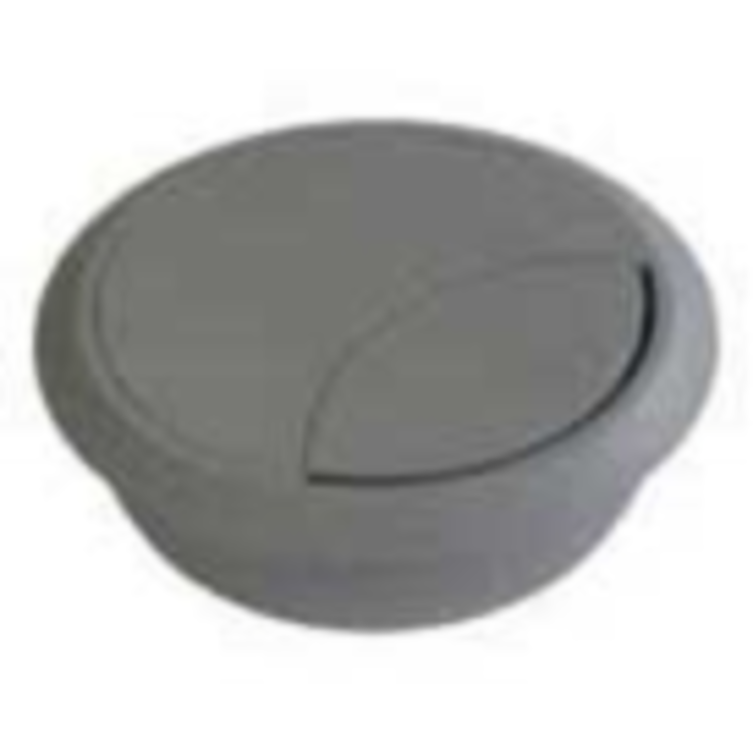 Passe-cable 2-part.80mm gris fonce  