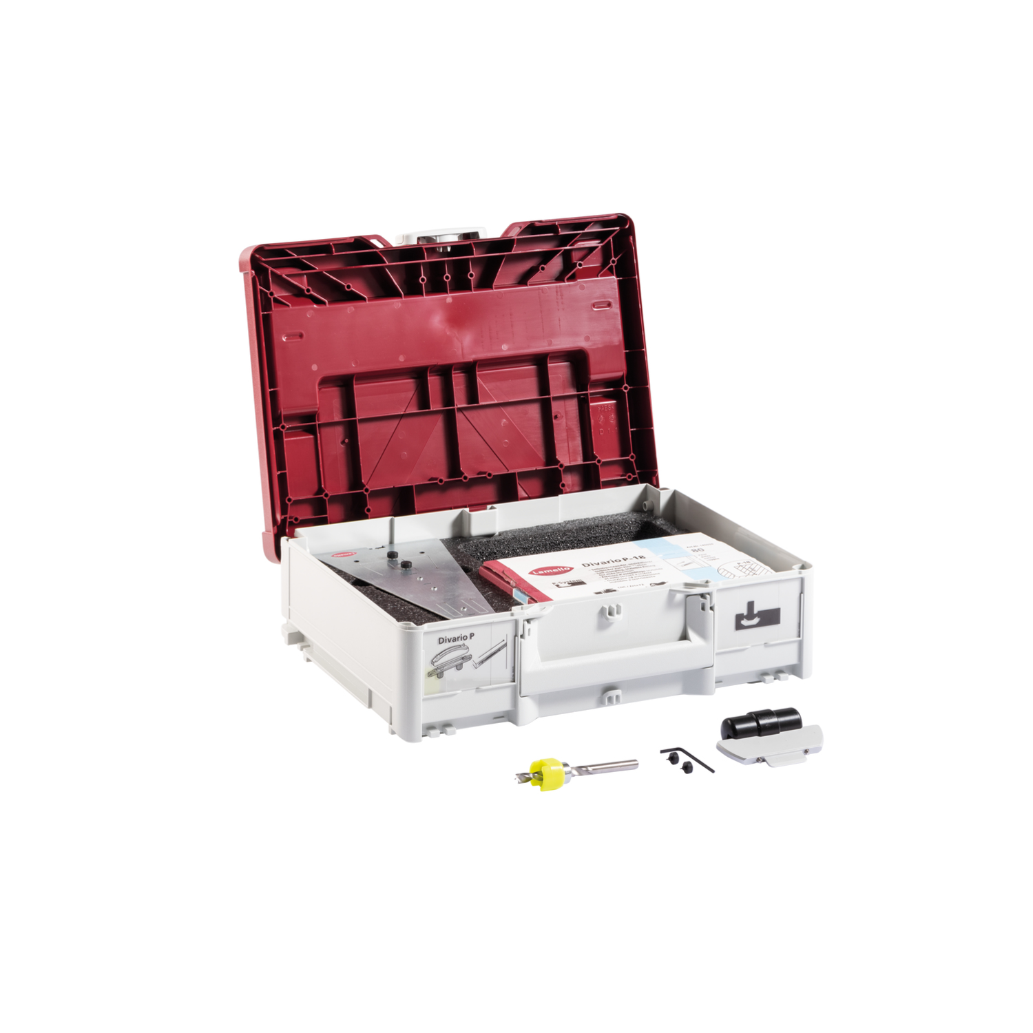 DIVARIO P-18 starterset systainer 80 x DIVARIO P-18 + outil de montage + gabarit de marquage