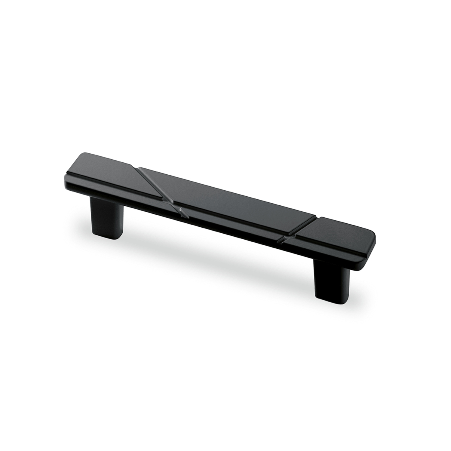 Poignée Celista, entraxe de perçages 128, L 160 mm, B 25 mm, H 27 mm, noir mat