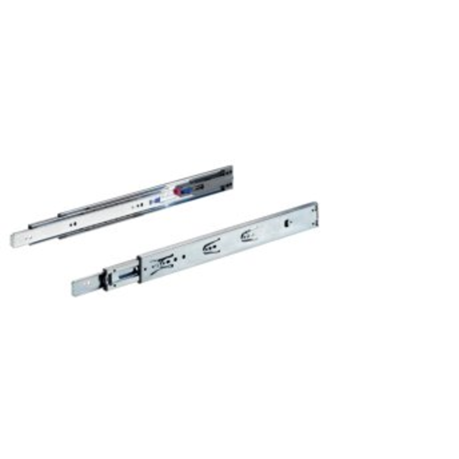 Coulisse à billes KA 4532 Push to open, montage latéral, dimensions (H x l) 46 x 12,7 mm, 500