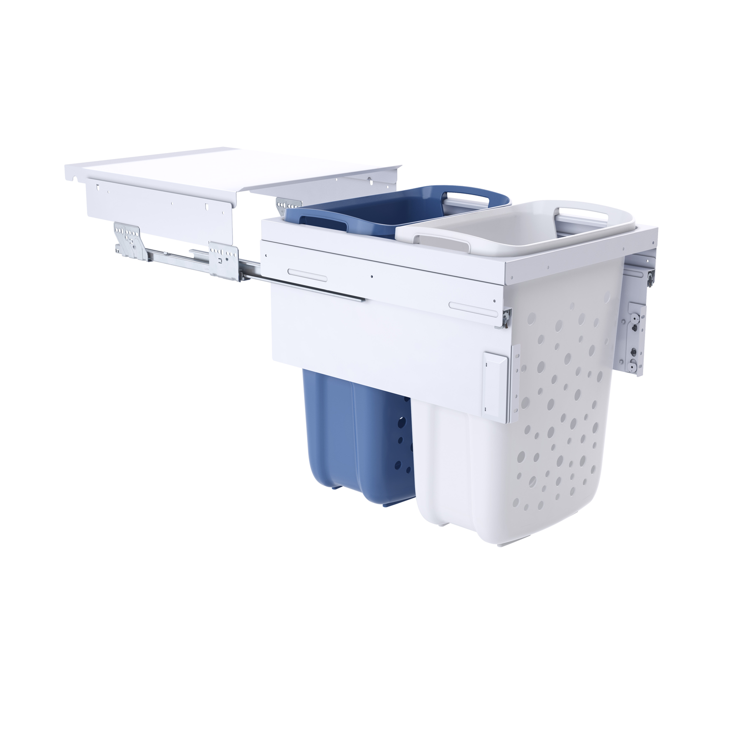 Hailo Laundry Carrier k.45 2x33l wit