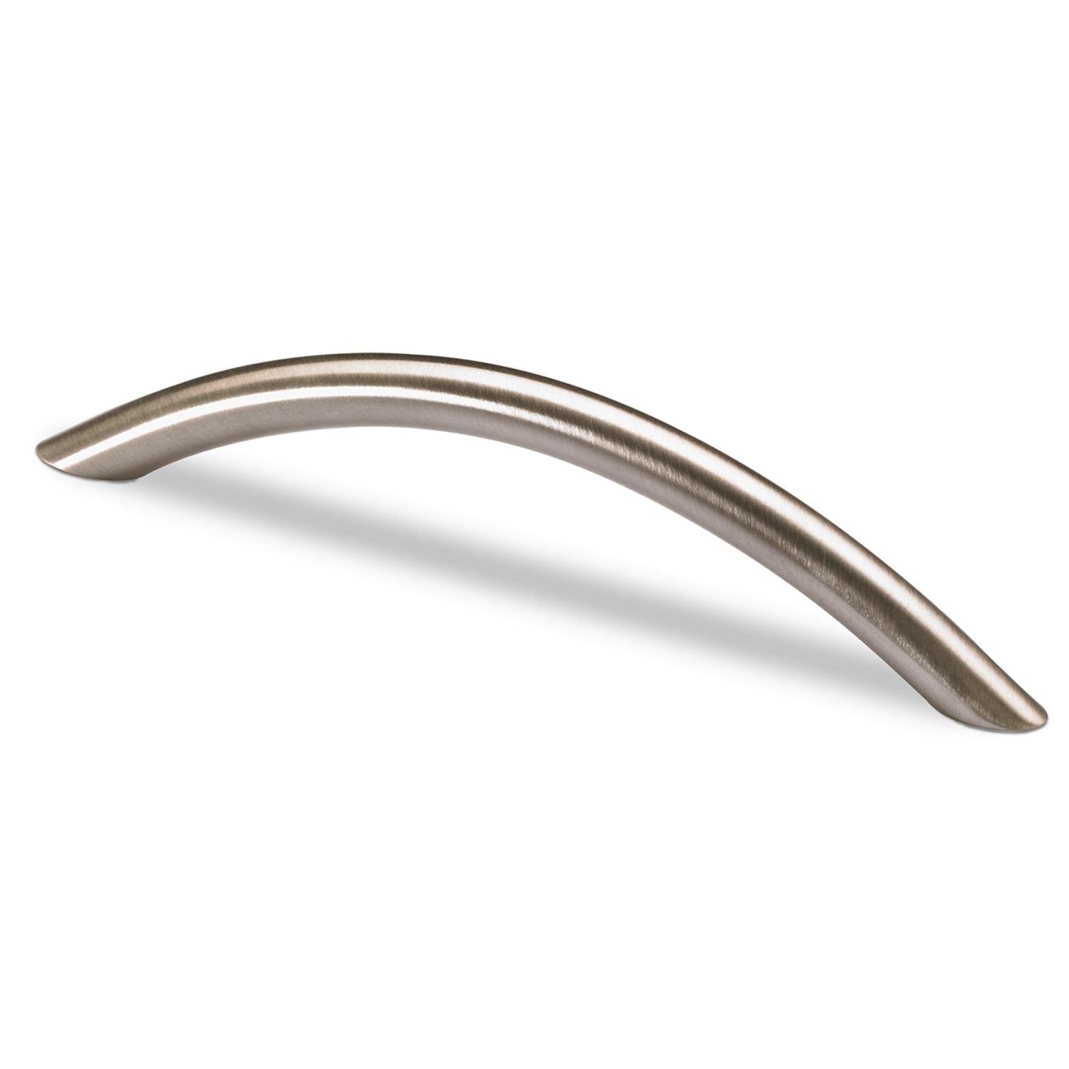 Poignée Nicia, entraxe de perçages 224, L 258 mm, H 32 mm, ø 10 mm, aspect inox brossé