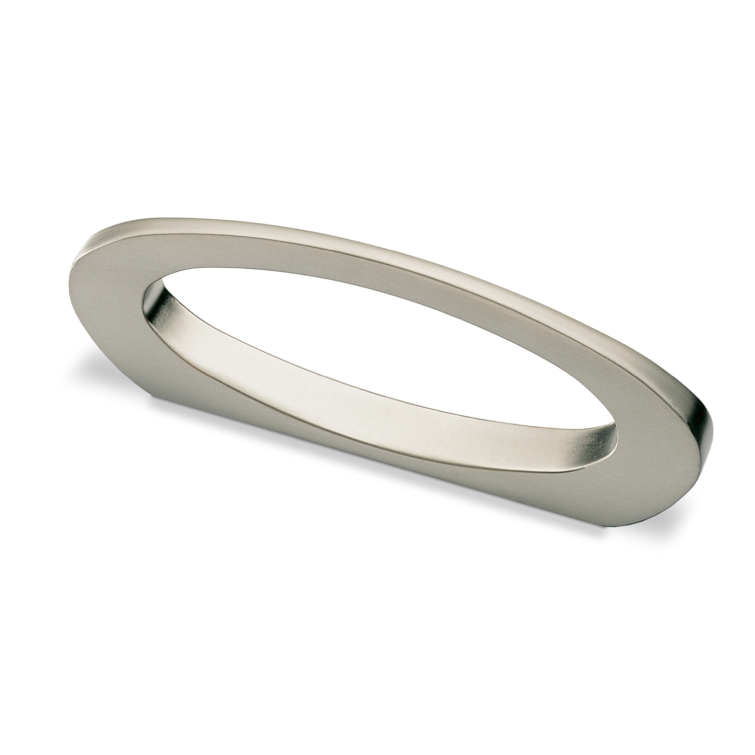 Poignée Neapolis, entraxe de perçages 96, L 148 mm, B 15 mm, H 41 mm, aspect inox brossé