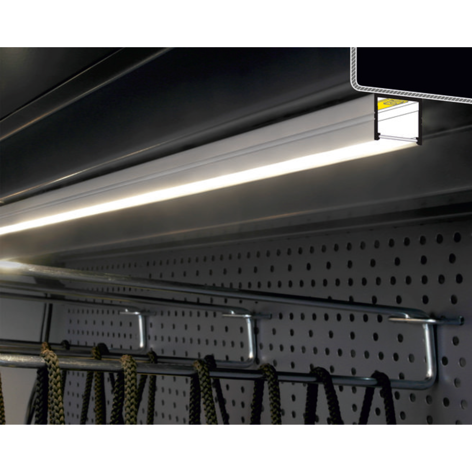 Led profiel Smart16 B/U4 2000 wit
