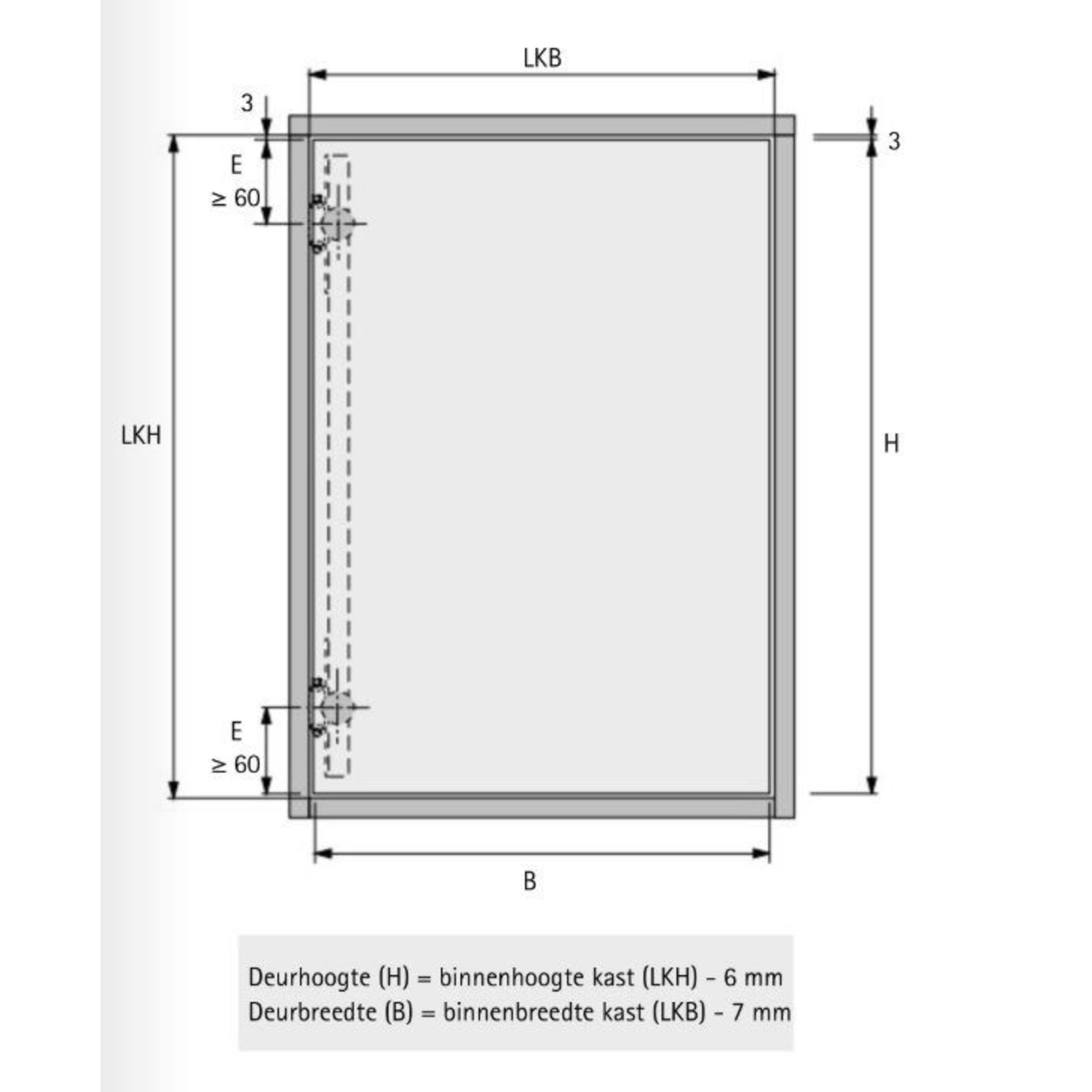 Draaischuifdeursysteem KA 5740 /  300 mm