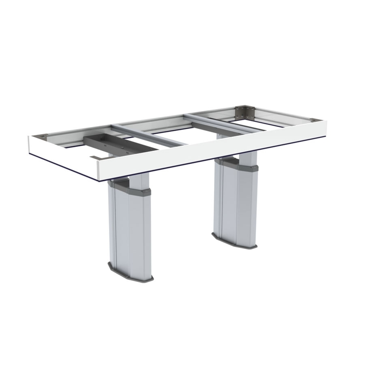 CENTERLIFT 960HC avec façade - 218,0 x 78,0cm, Pour panneau supérieur 220.0x80.0cm, Blanc, RAL 9003