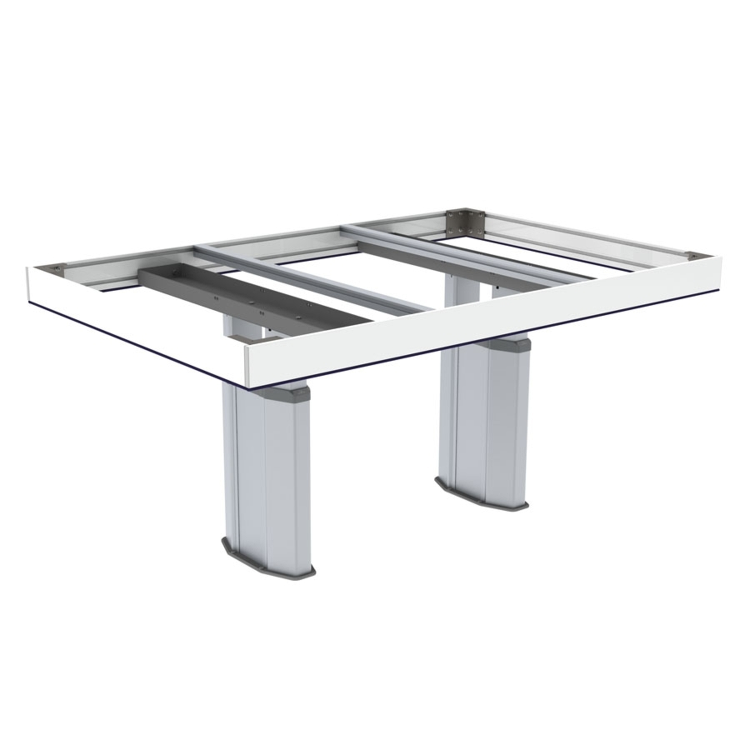 CENTERLIFT 960HF incl. voorkant - 238,0 x 118,0cm, Voor topbord 240,0x120,0cm, Wit, RAL 9003