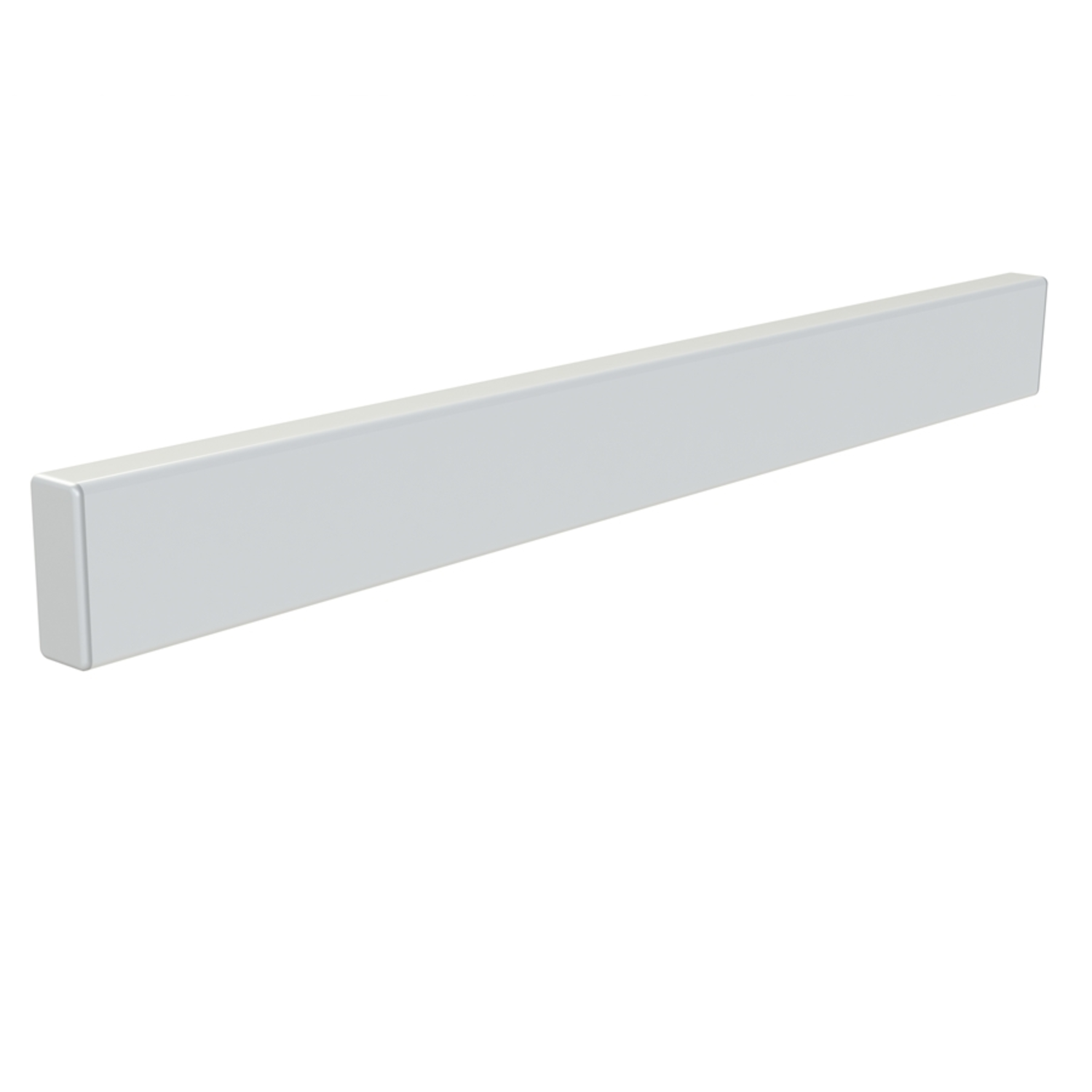 40 mm Alu-Front, 110cm, Aluminium thermolaqué blanc RAL 9003