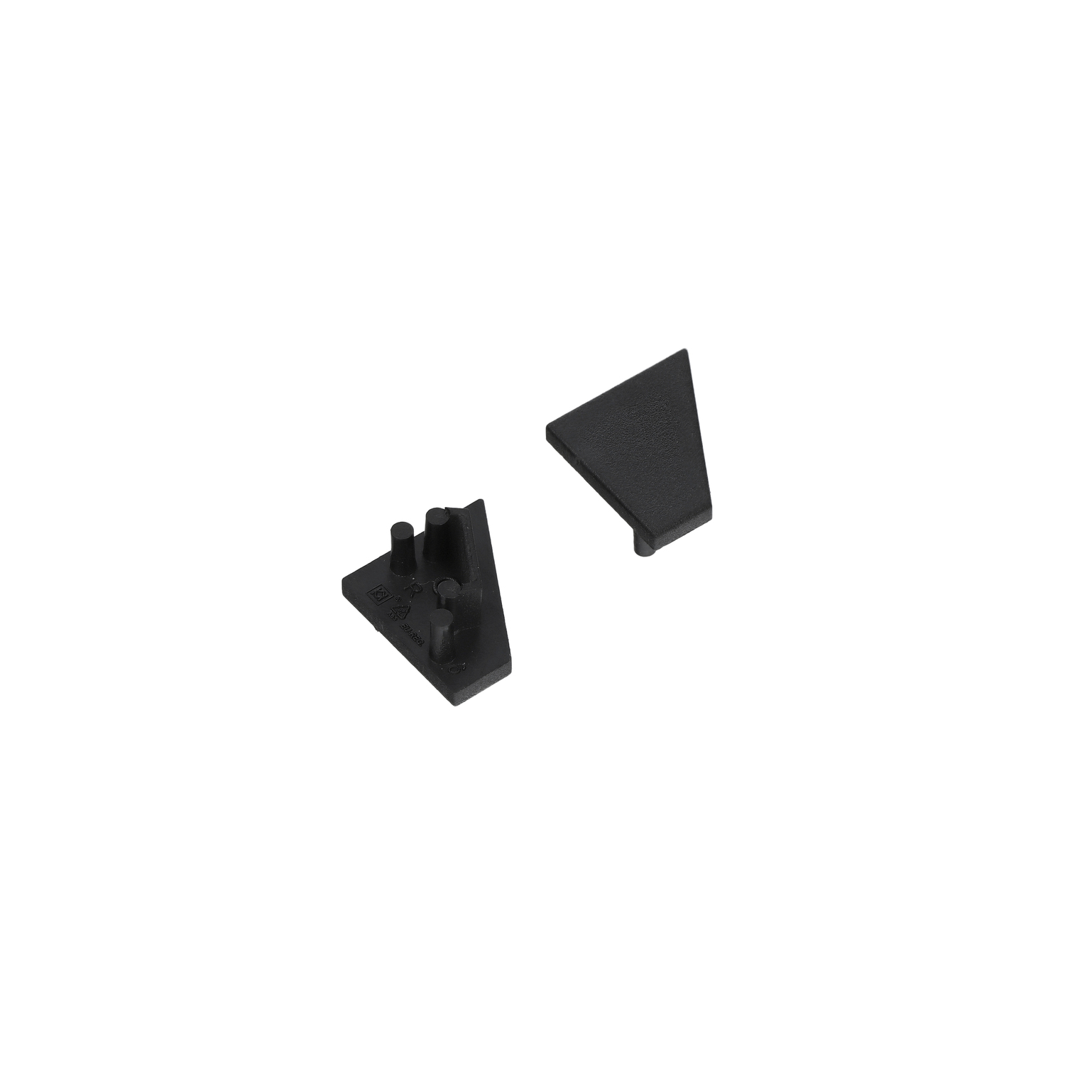 Embout profilé Led corner10 noir 