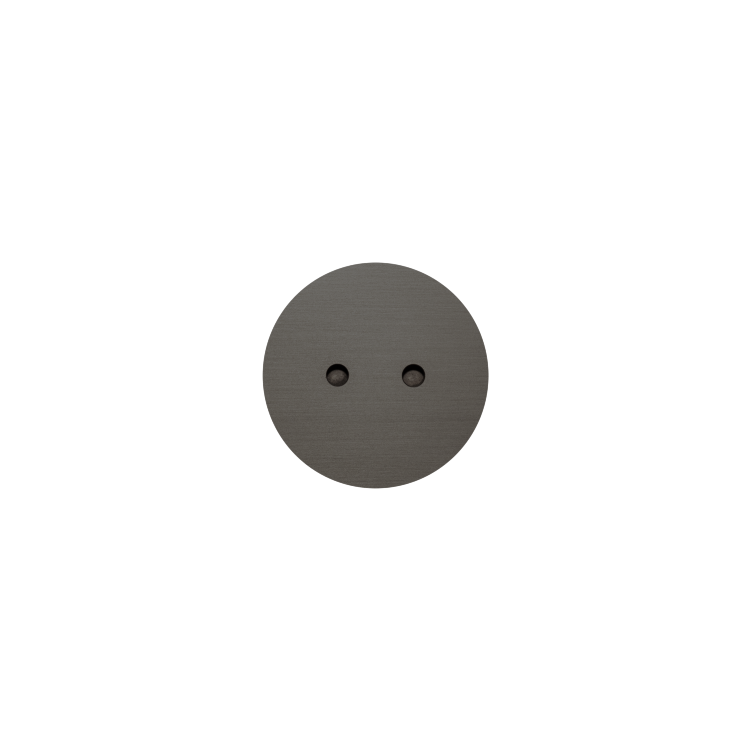 Rond 2.0 - boîte prise sol cache ø60 gris foncé 