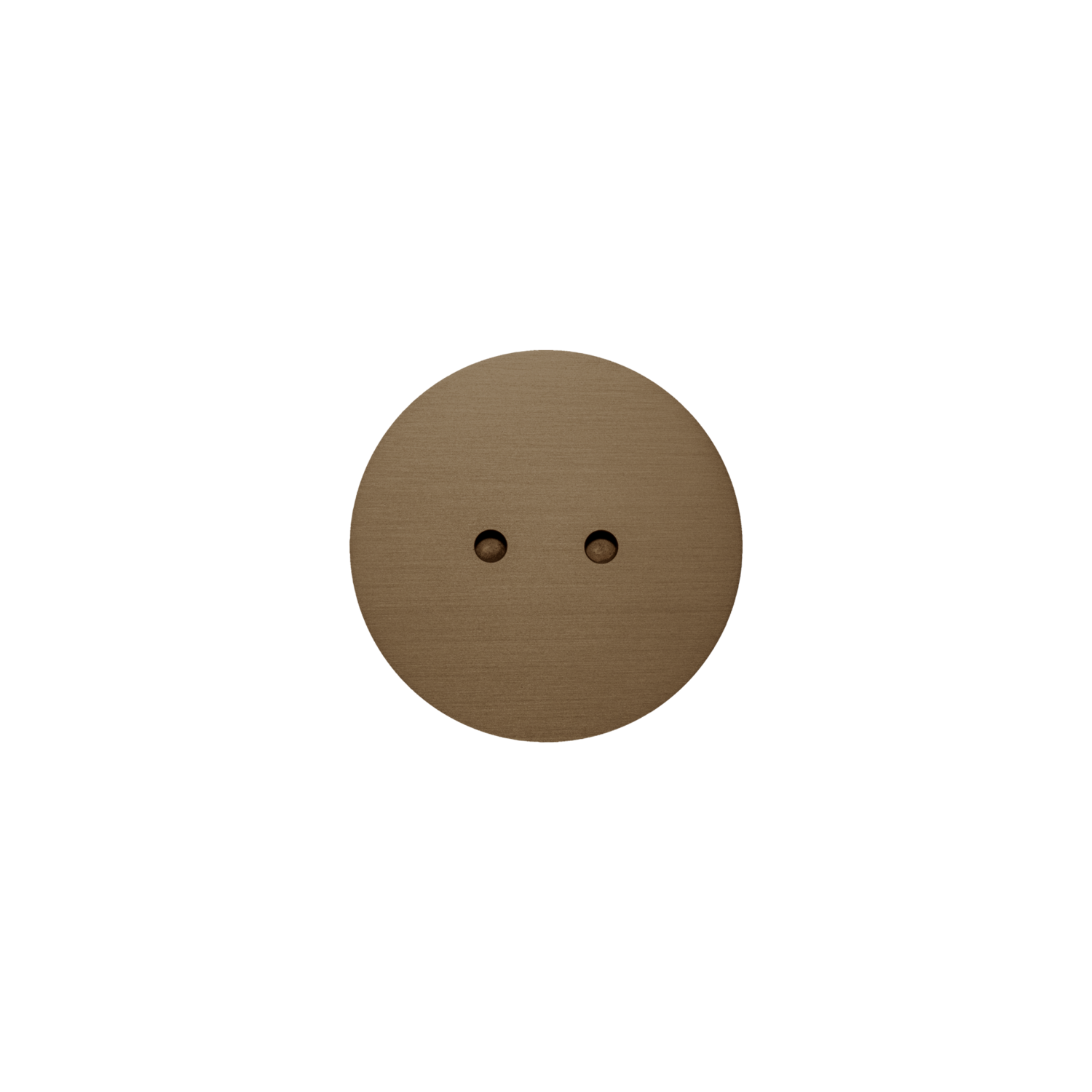 Rond 2.0 - boîte prise sol cache fast close ø68 bronze foncé 
