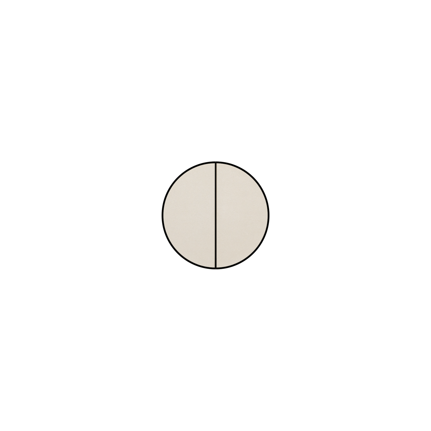 Rond 2.0 - backfit 4x pf 24v drukknop crème basic