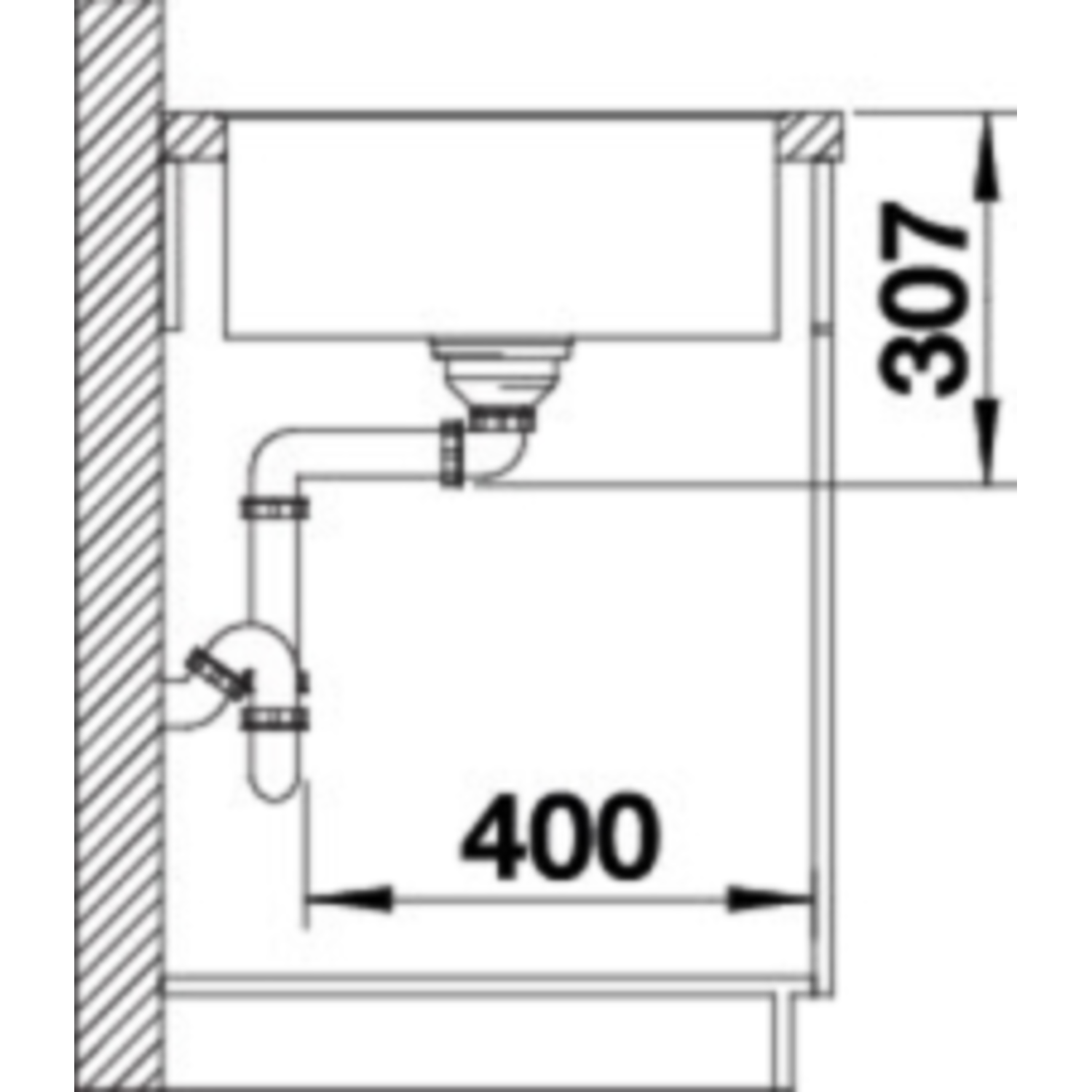 Blanco Axia III 5 S-F café automatische bediening