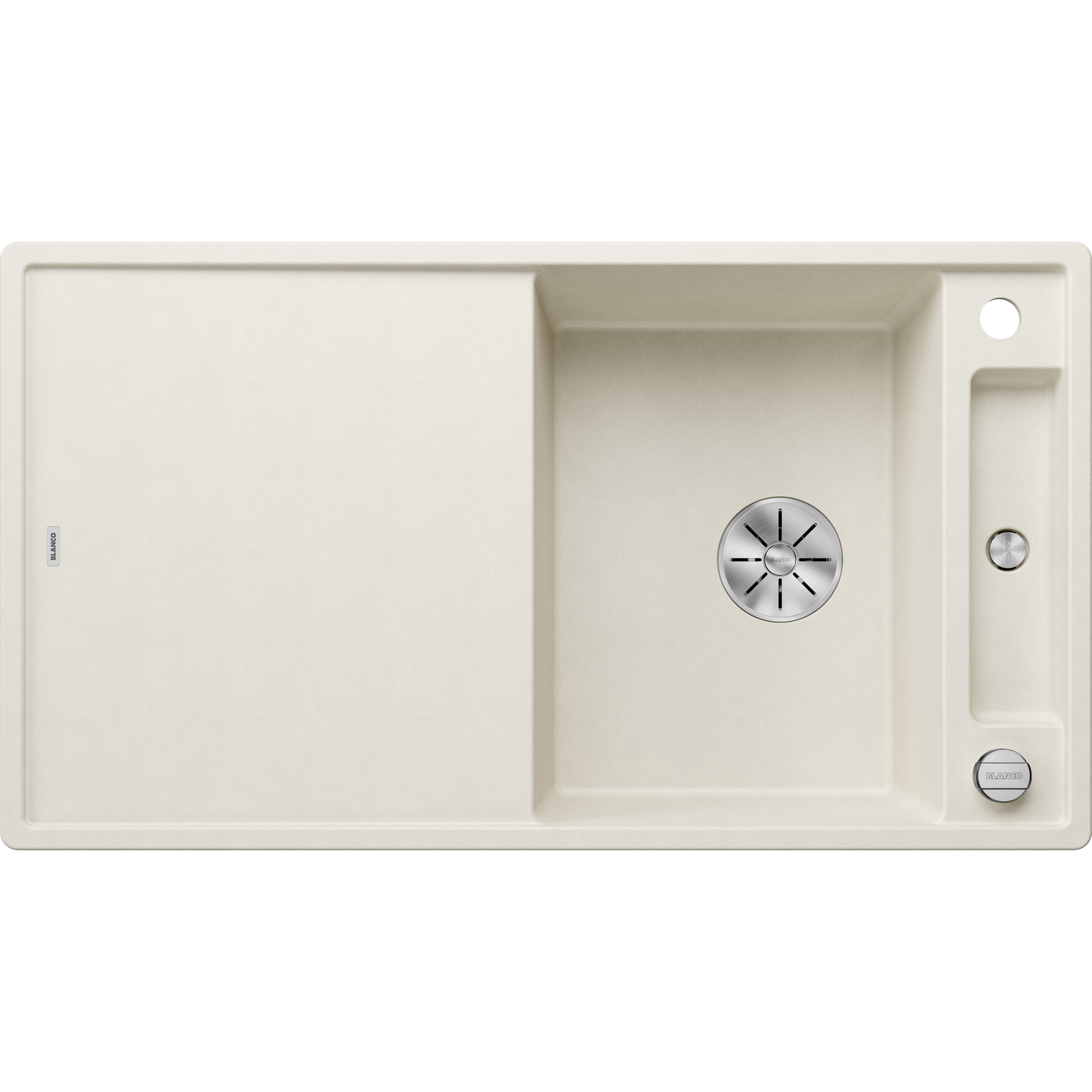 Blanco Axia III 5 S zacht wit automatische bediening