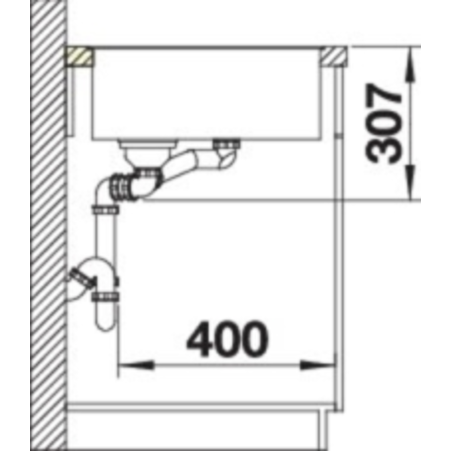 Blanco spoeltafel Axia III 6 S-F antr man+pl glas