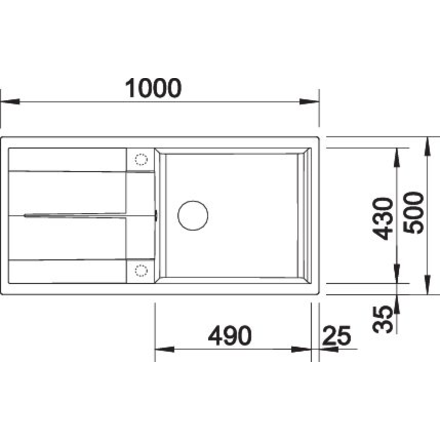 Blanco Metra XL 6 S évier silGR PDII gris rocher au 