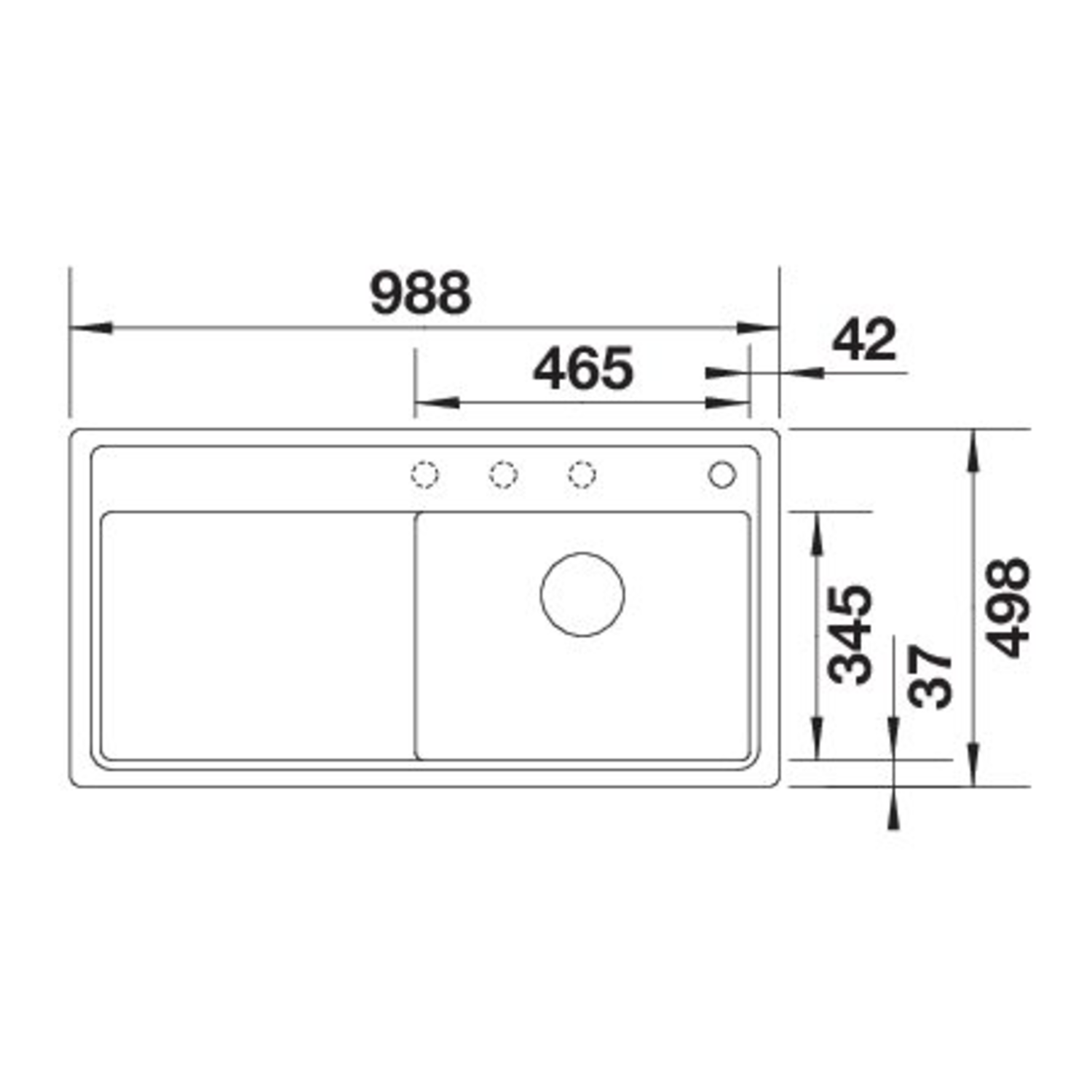 Blanco Zenar XL 6 S-F r zacht wit automatische bediening