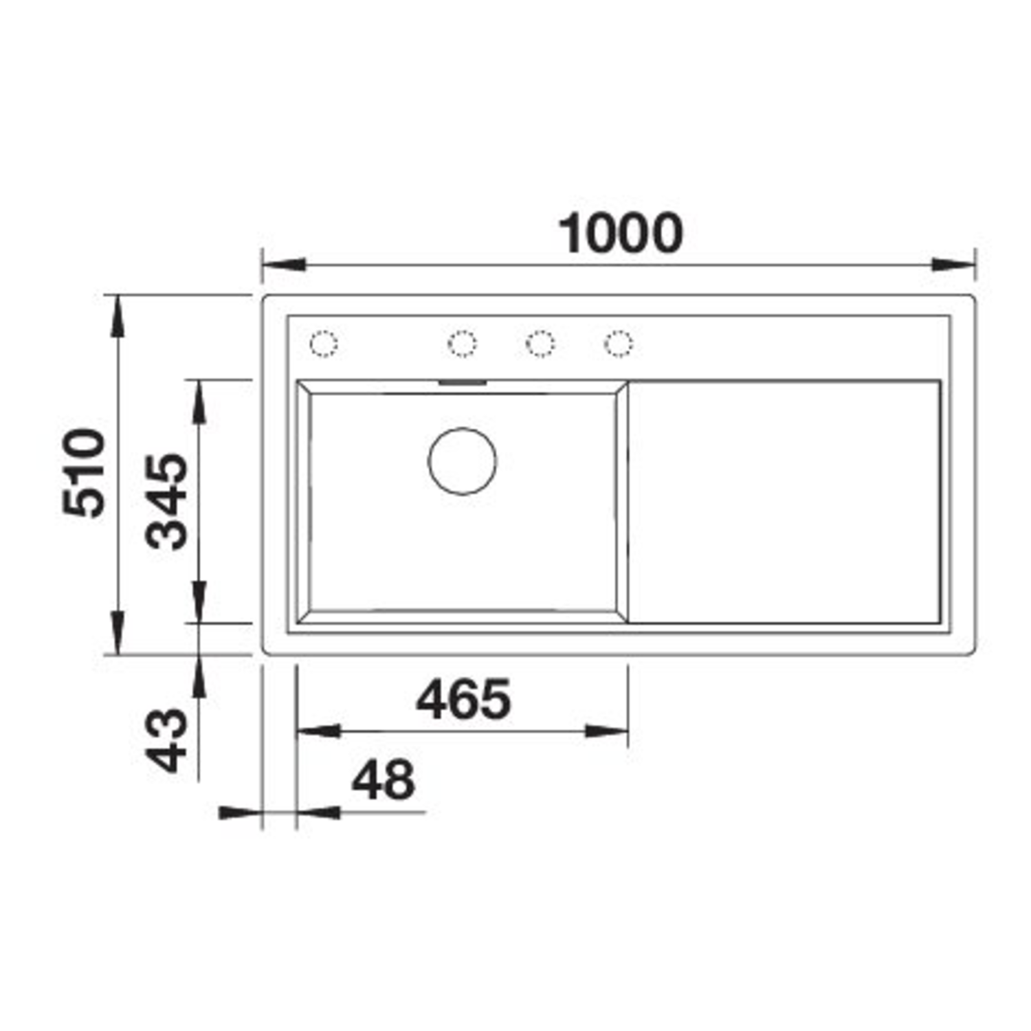 Blanco Zenar XL 6 S ga blanc doux commande automatique