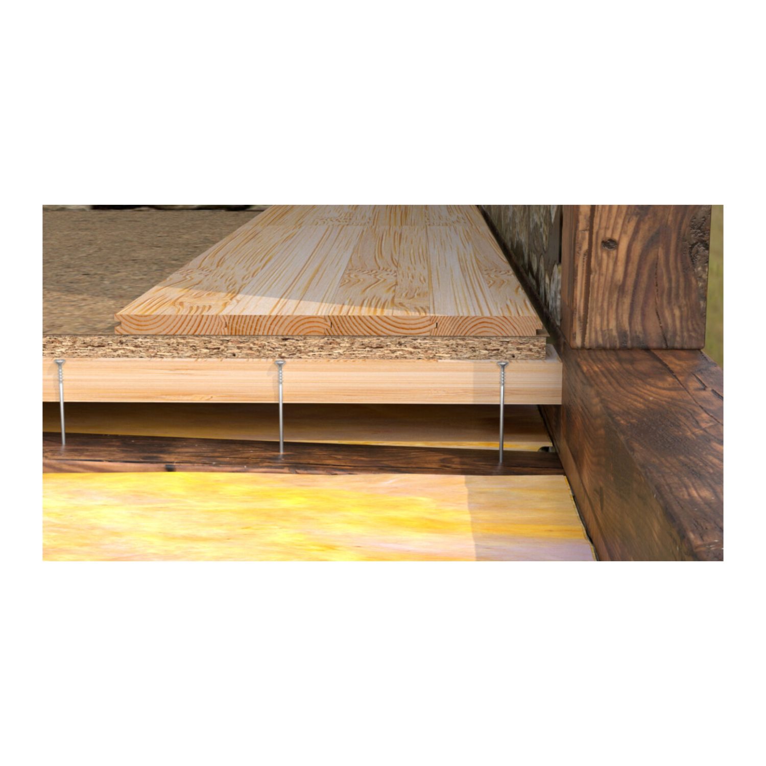 Afstandschroef 6x100 PK TZD verzinkt hout-hout