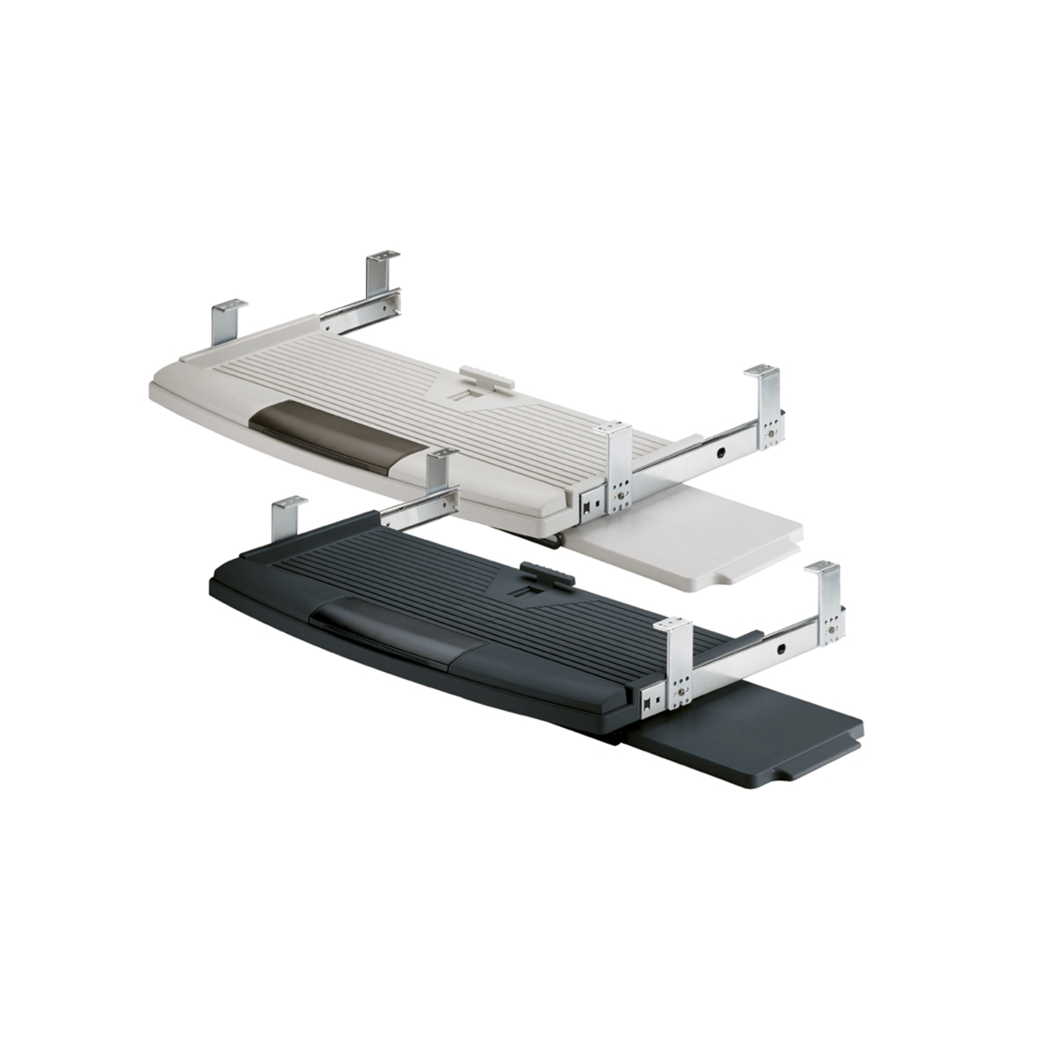 Toetsenbordplateau met mousepad, zwart