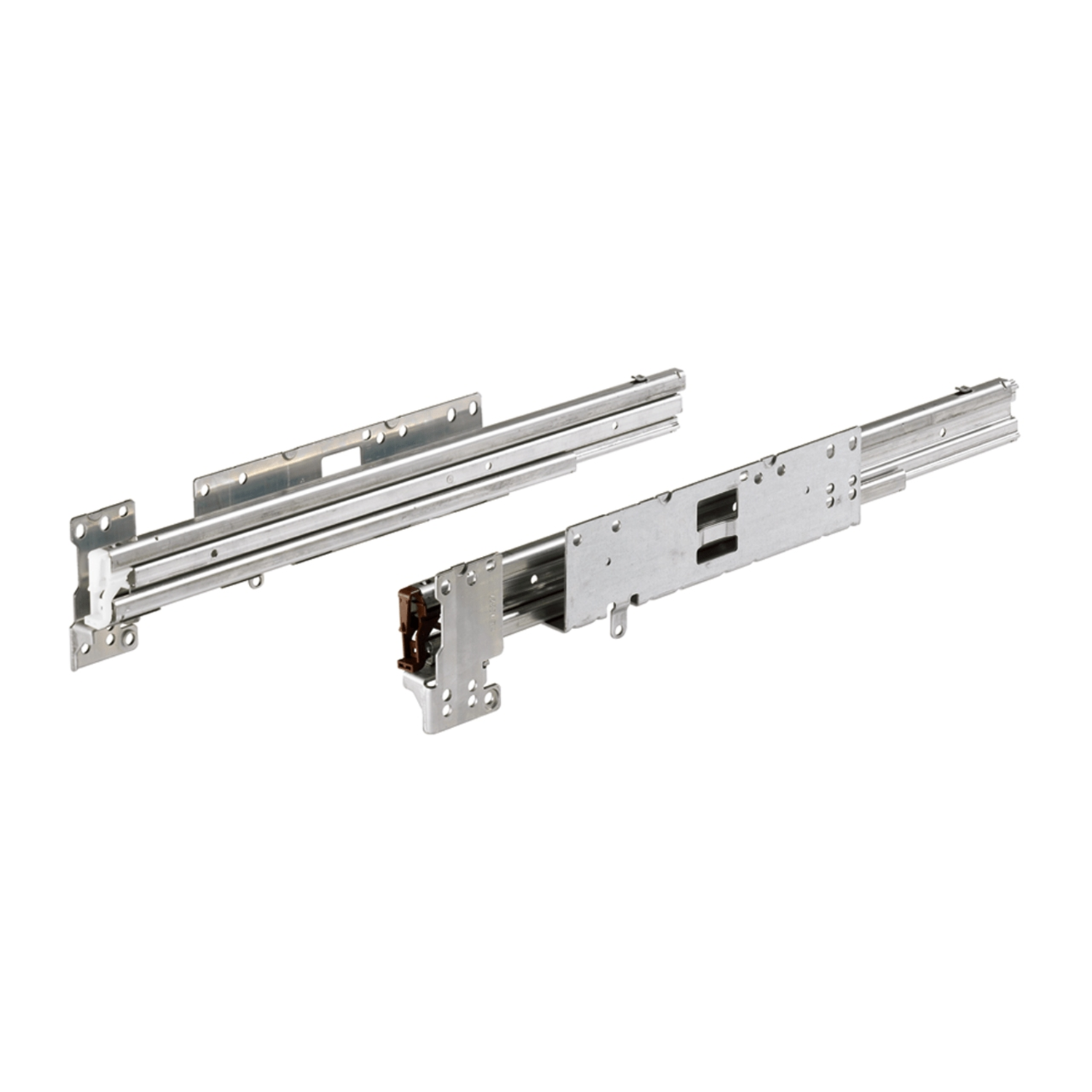 Coulisse Quadro Duplex 70,  cote X = 13 mm, 538 mm, à gauche et à droite