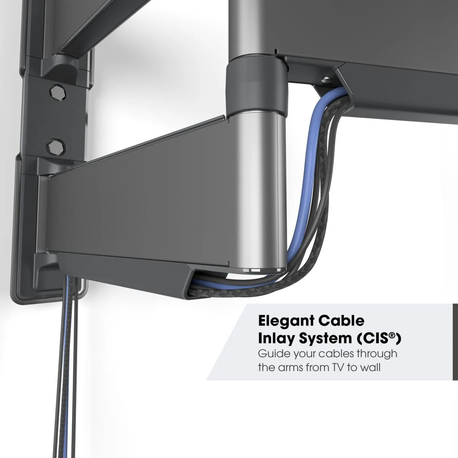 Tvm5445 wandsteun voor flatscreen 32-65" 35kg zwart