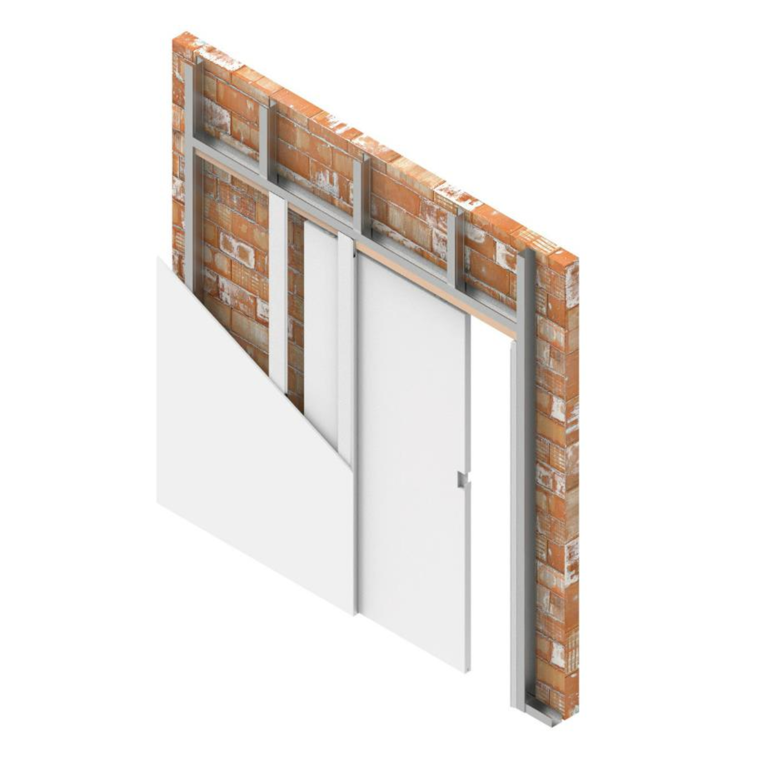 Xinnix X5D Wall 2115 MS100 dubbel + systeem MS100 1030 100/125