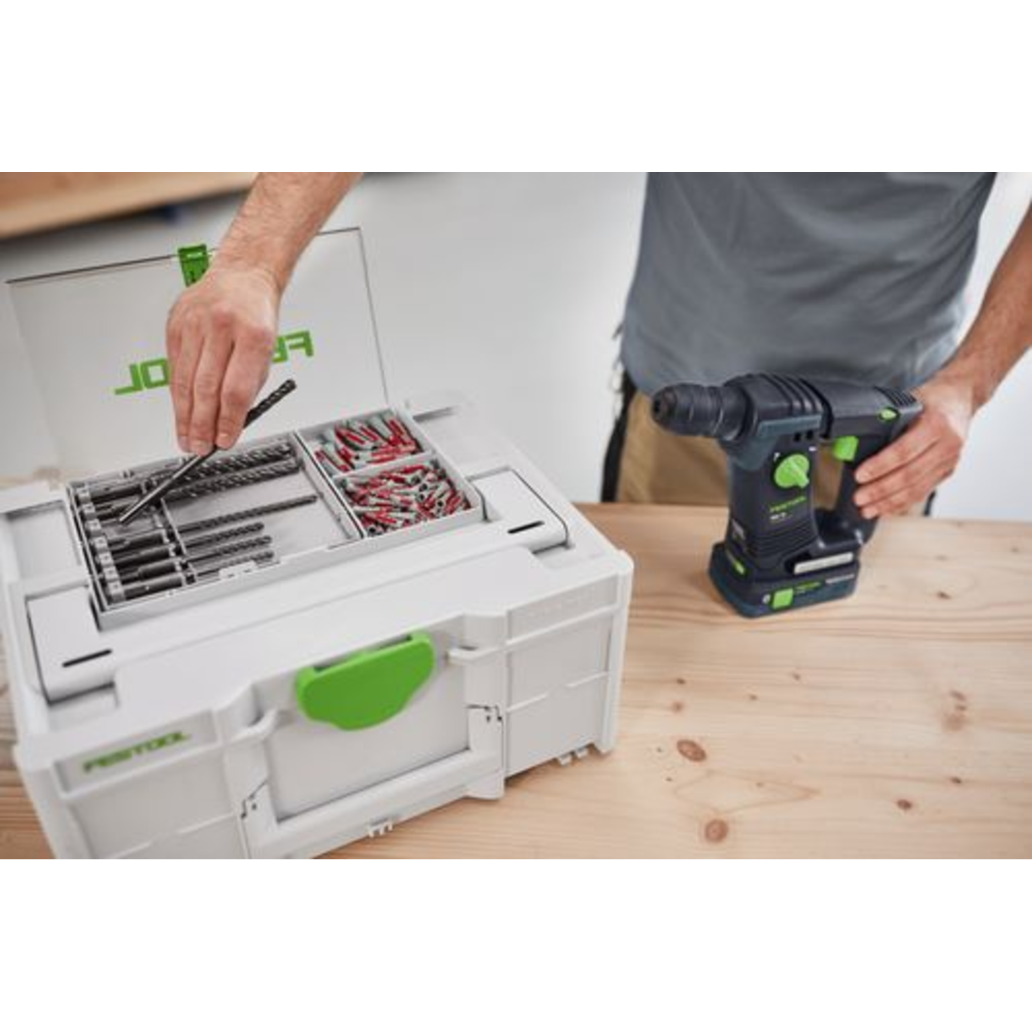 Festool  set de meches bks sys3 d5-12 sds  