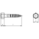 Houtdraadbout 8mm verzinkt 8 x 80