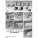 Kit douche coulissant mur/mur pour verre fixe scellé,  côté droit, pour verres 8, inox brillant