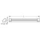 Dione Corner Led 600mm 12Vdc 5.5w 230V 4000K alu