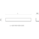 Filo distanceur tiroir haut 105 noir 